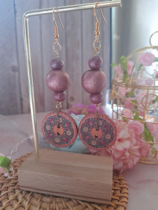 Boucles Ébène Rose