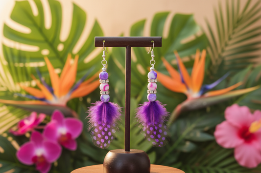 Boucles Manakin ambiance exotique