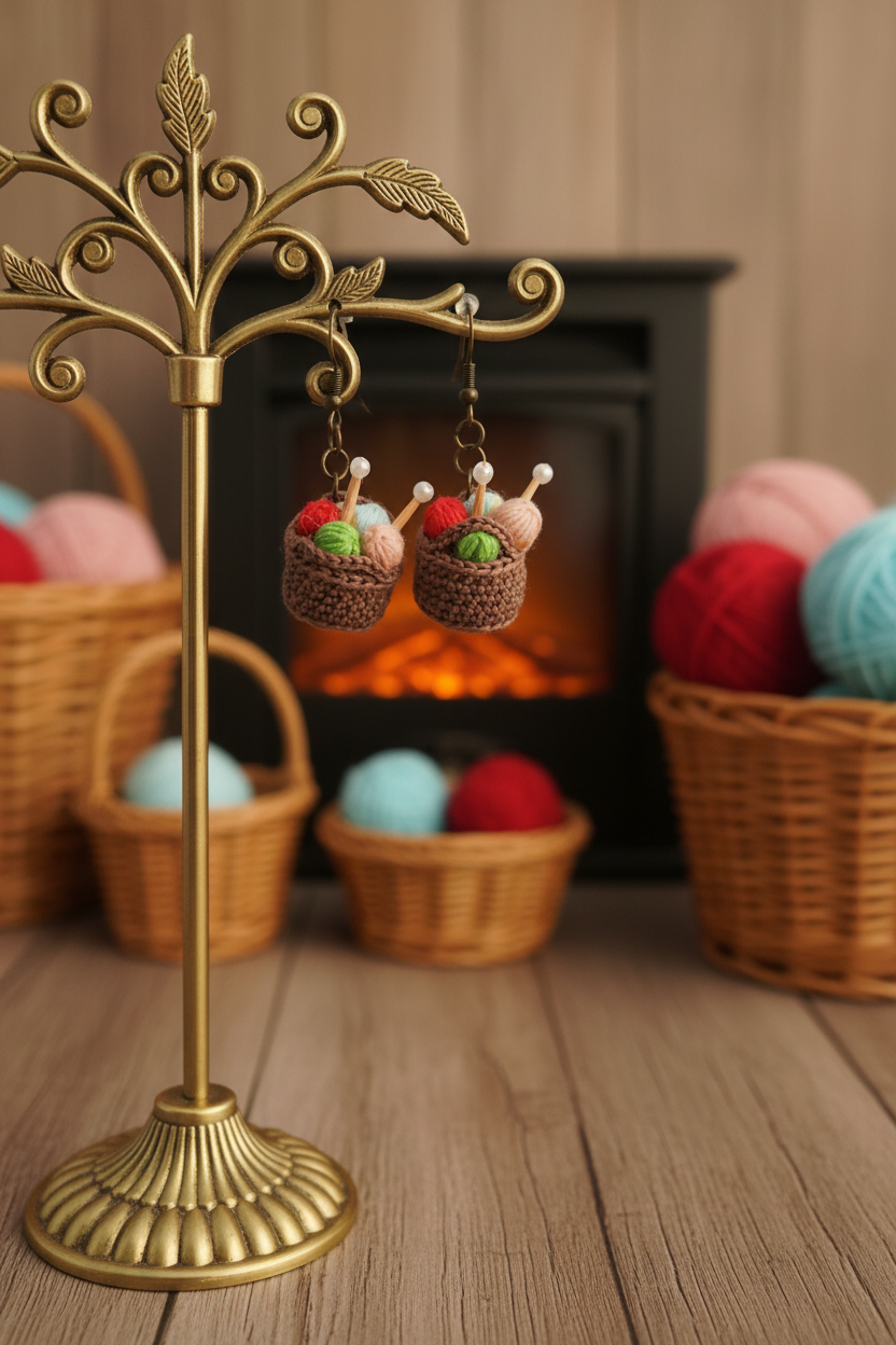 Boucles Panier de pelotes - portant élégant et petite cheminée