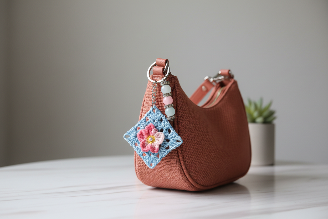 Porte-clé sur sac moderne